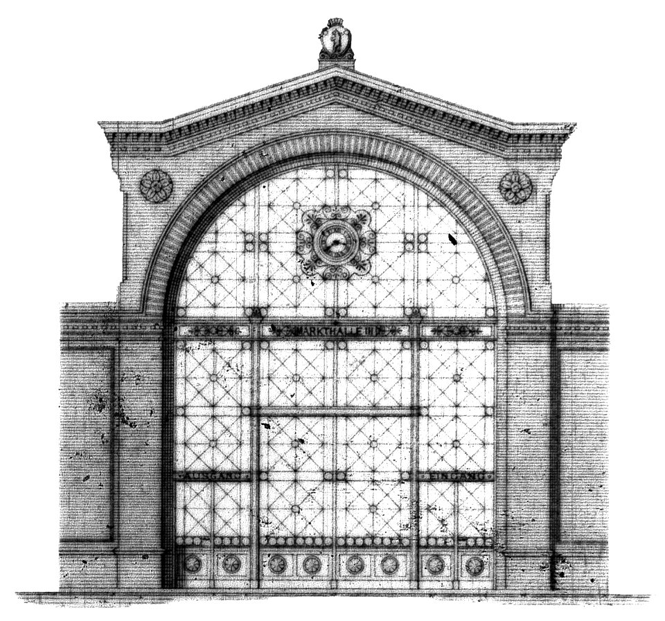 Portal Hof Zimmerstrasse Markthalle III