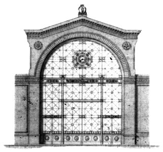 Portal Hof Zimmerstrasse Markthalle III