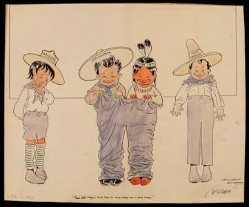 Poor little Arizona! He'll have to wear short ones a while longer, February 10, 1905 (NBY 1553)