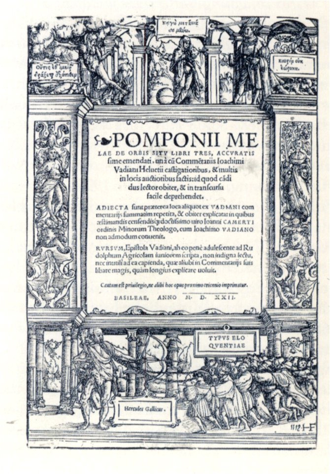 Pomponius Mela De orbis Basel 1519 (Isny)
