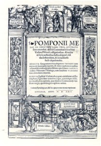 Pomponius Mela De orbis Basel 1519 (Isny)