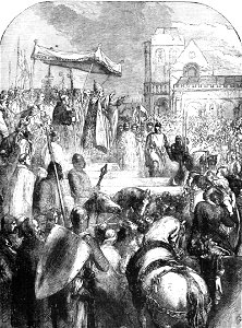 Pope Urban II. preaching the First Crusade in the Market-place of Clermont (See page 119) p115