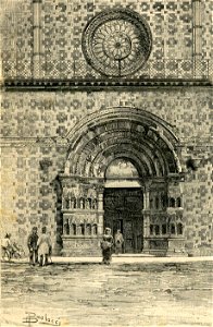 Porta centrale della chiesa di Collemaggio