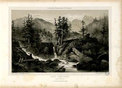 Pont d'Espagne (près Cauterets) - Fonds Ancely - B315556101 A GORSE 3 021