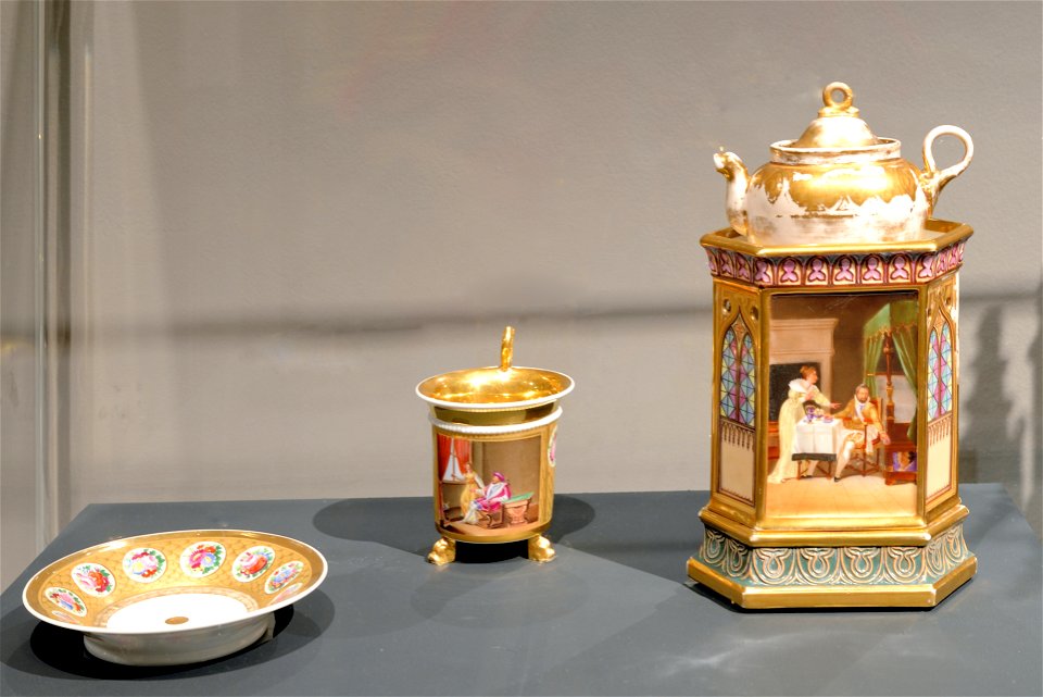 Porcelaines d'après des tableaux de Fleury François Richard-MBA Lyon 2014