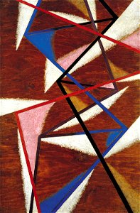 Painterly-Force Construction by Lyubov Popova, 1921