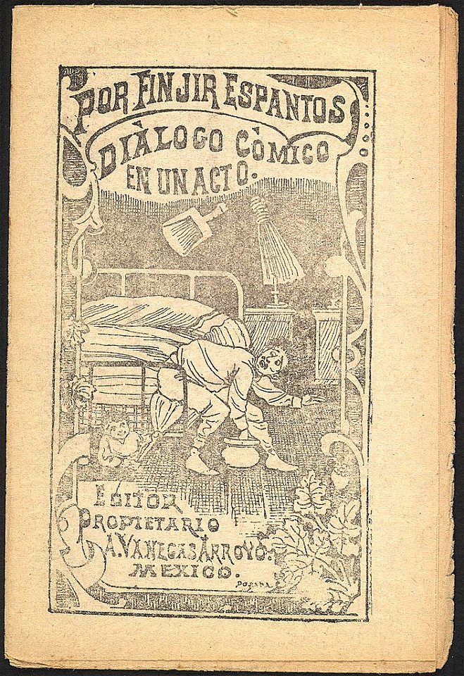 Por finjir (sic) espantos diálogo cómico en un acto LCCN99615887