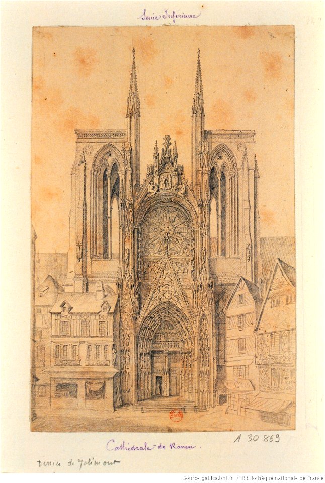Portail méridional cathédrale de Rouen