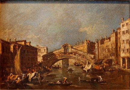 Pont du Rialto Guardi Louvre RF1961-44