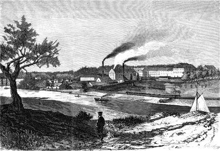 Porcellains- och fajancefabriken Rörstrand ved Stockholm