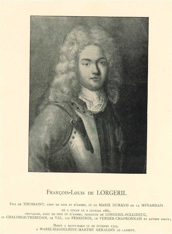 Portrait de François-Louis de Lorgeril