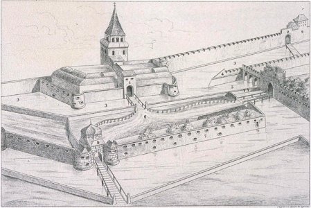 Porte des bouchers et fortifications environnantes