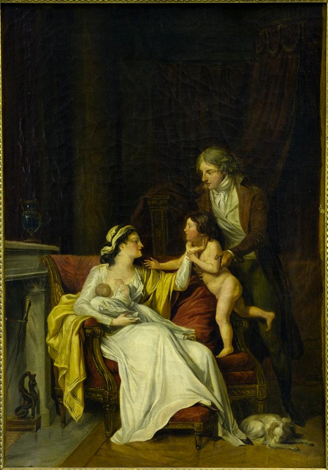 Portrait de François Bernard Boyer-Fonfrède et de sa famille