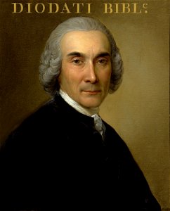Portrait d'Antoine-Josué Diodati (1728-1790), théologien genevois, bibliothécaire
