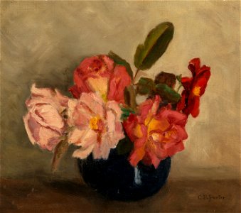 Floral Still Life by Charles Ethan Porter, oil