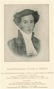 Portrait de Joseph de Chalus