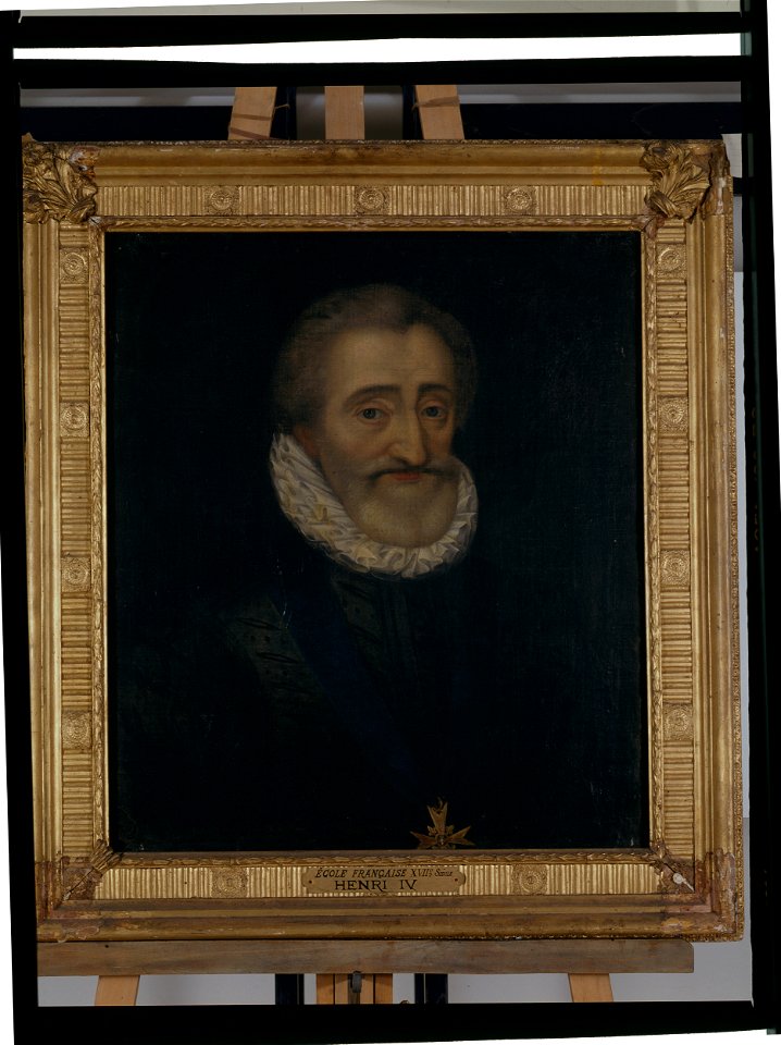 Portrait de Henri IV - anonyme - musée d'art et d'histoire de Saint-Brieuc, DOC 41