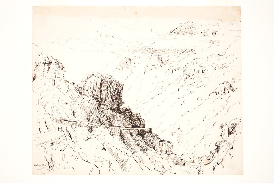 Porter's Pass, Canterbury 1870
