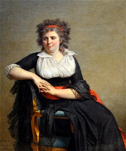 Portrait de la marquise d'Orvilliers, Jacques-Louis David, 1790