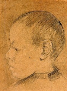 Portrait of a Boy in Profile by Theo van Doesburg AB4238
