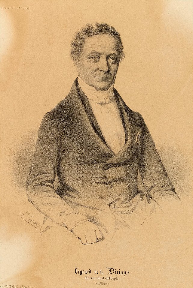 Portrait de Joseph Legeard de la Diriays