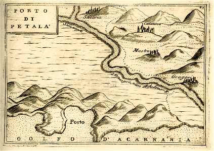 Porto di Petalá - Coronelli Vincenzo - 1688