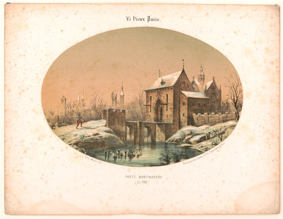 Porte montmartre (en 1300) LCCN2003672977