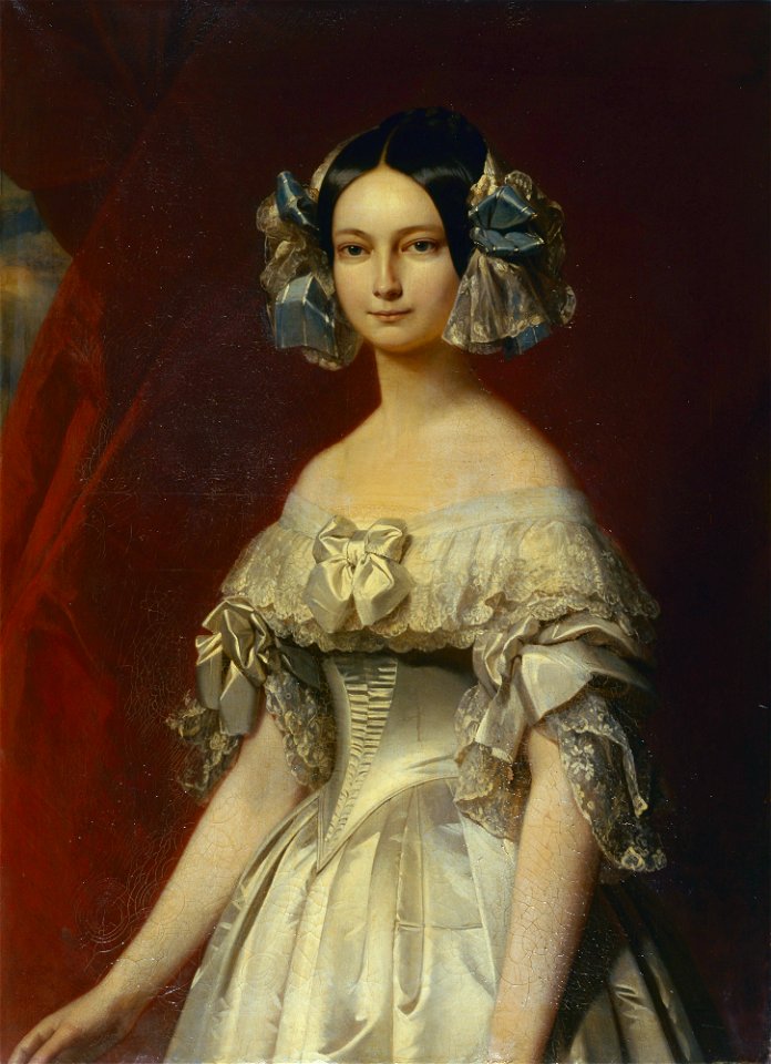 Portrait de la princesse royale, duchesse d'Orléans - Franz Xaver Winterhalter - musée d'art et d'histoire de Saint-Brieuc b