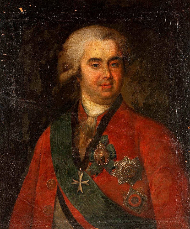 Portrait des Fürsten Alexander Andreewitsch Besborodko