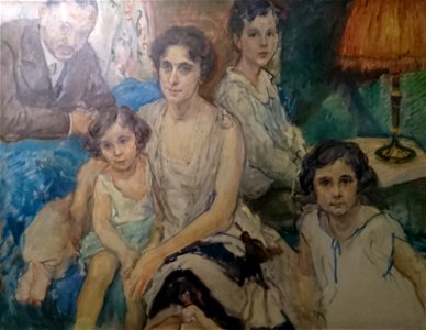 Portrait de la famille Plesch - Max Slevogt - Musée juif de Berlin