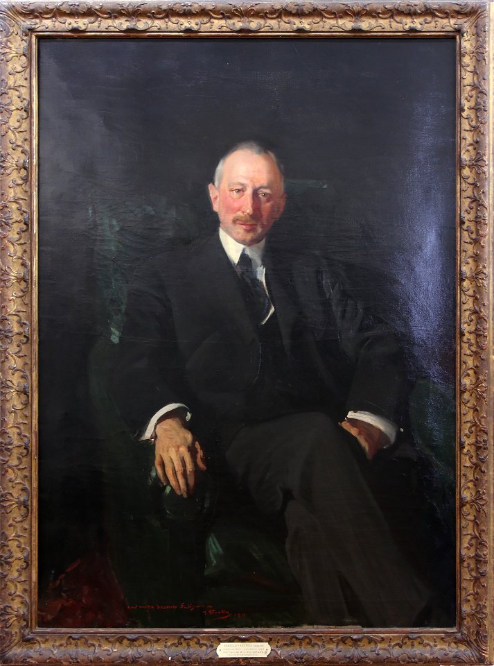 Portrait de Jacques Seligmann (avec cadre), Joaquin Sorolla y Bastida, Musée Goya