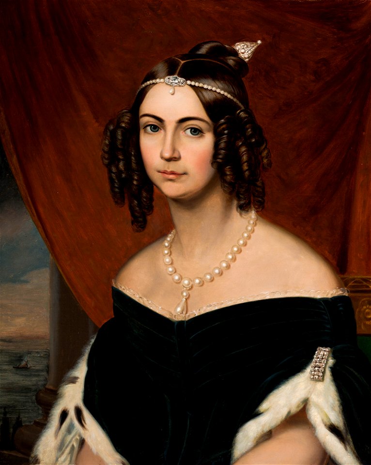 Portrait de Sa Majesté l´Impératrice Douarière du Brésil, Duchesse de Bragance, da Coleção Brasiliana Iconográfica
