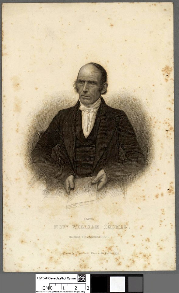 Portrait of (Late) Revd. William Thomas, Sardis, Pembrokeshire (4674273)