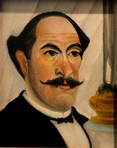 Portrait de l'artiste à la lampe - Henri Rousseau - Musée Picasso Paris