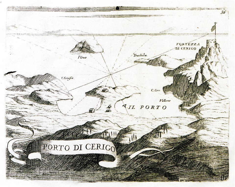 Porto di Cerigo - Coronelli Vincenzo Maria - 1708