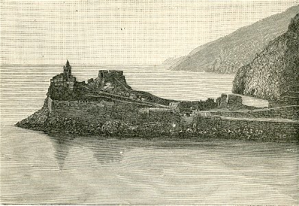 Portovenere rovine dell’antica chiesa di San Pietro