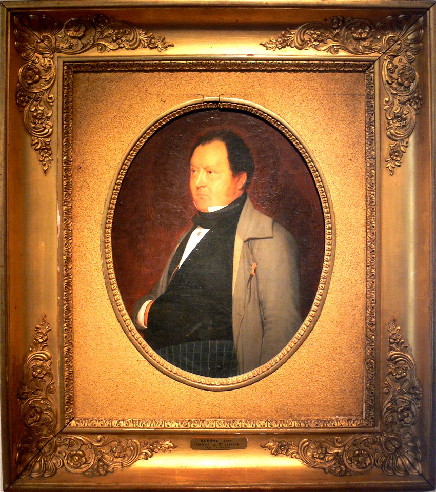 Portrait de monsieur Leblond (avec cadre) - Gerome