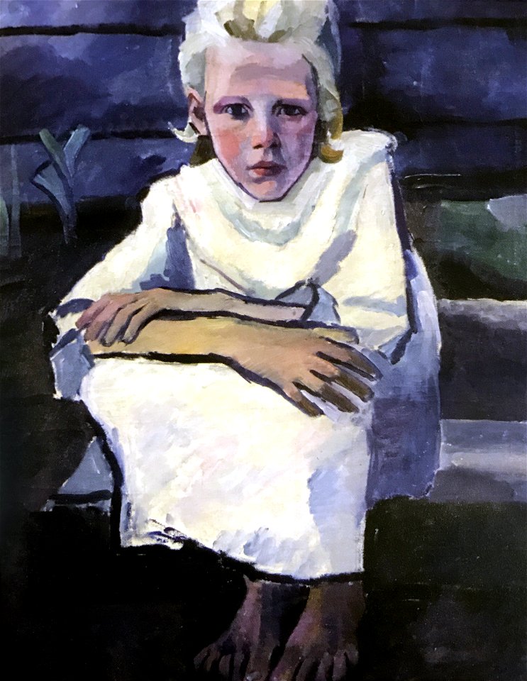 Portrait of a Girl (Rozanova, 1911)