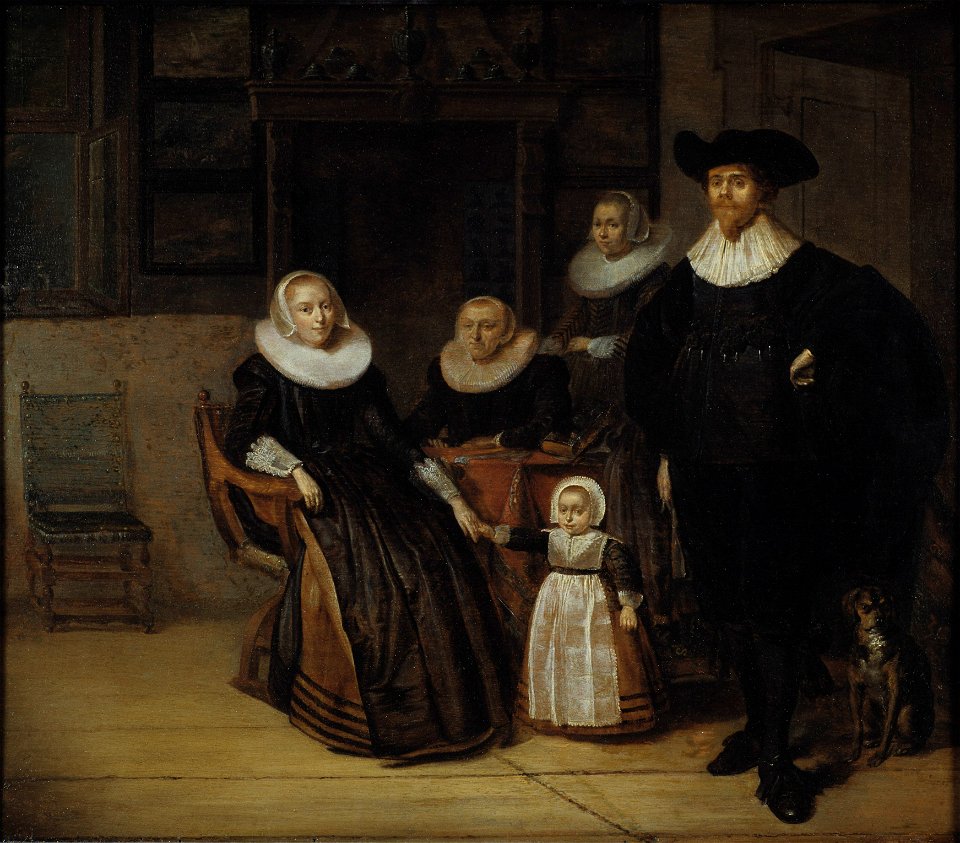 Portrait of a Family (Pieter Codde) - Nationalmuseum - 17542