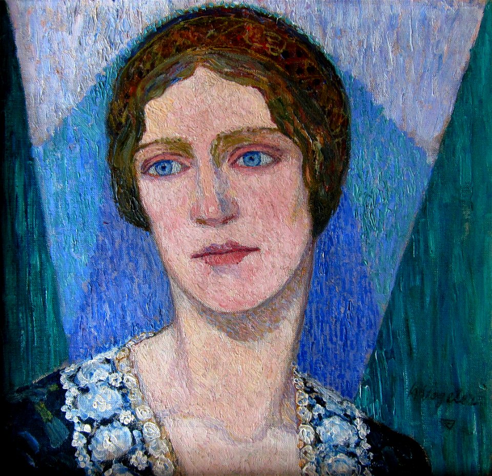 Portrait der Johanna Schulze - gemalt von Heinrich Vogeler