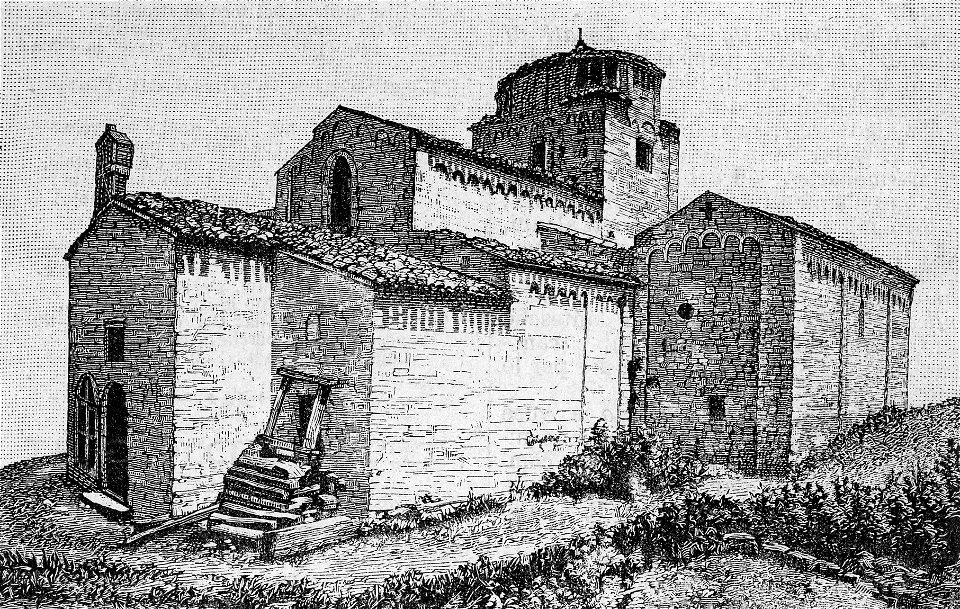 Portonovo – Chiesa di Santa Maria (xilografia)
