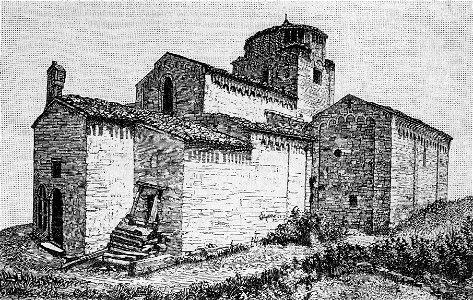 Portonovo – Chiesa di Santa Maria (xilografia)