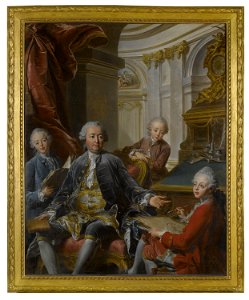 Portrait de Monsieur Carré de Candé et de ses trois fils (jlpw16 0328)