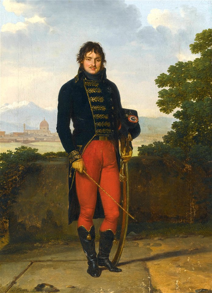 Portrait du commissaire ordonnateur de division Étienne Michaux peint par Louis Gauffier (1762-1801)