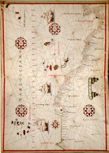 Portolan atlas of the Mediterranean Sea, western Europe, and the northwest coast of Africa LOC 2005634035-4