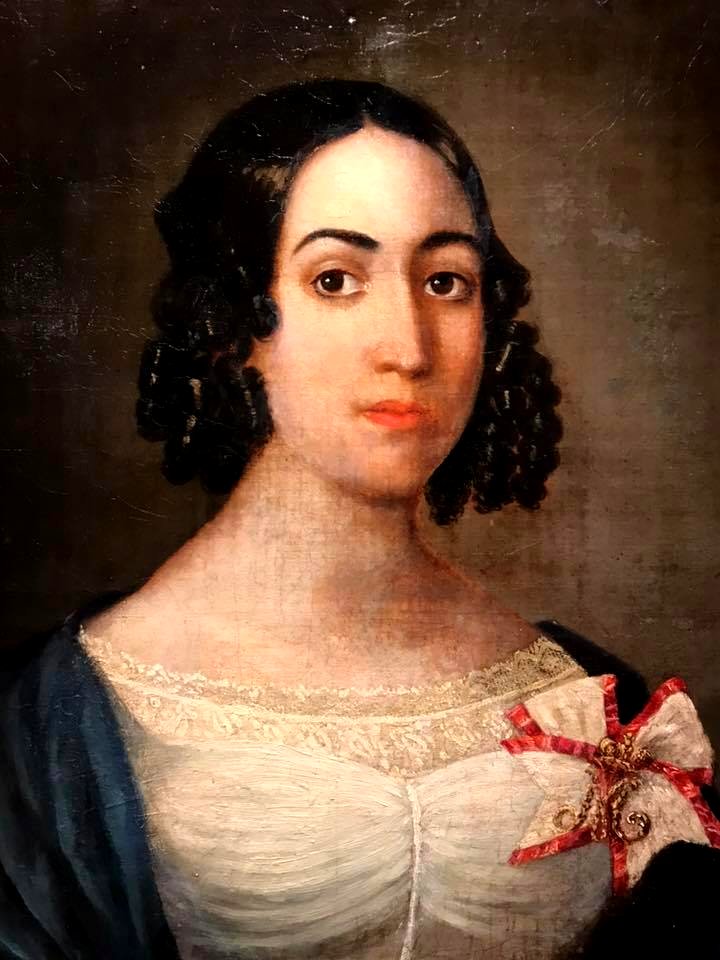 Portrait of a lady with cypher2