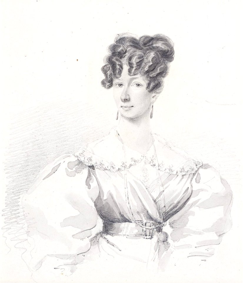 Portrait of a Lady, reputedly ‘Lady Hertford’ - Anon-96691 - circa 1830