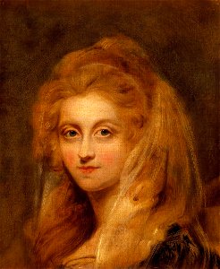 Portrait of a Ladys) by George Romney