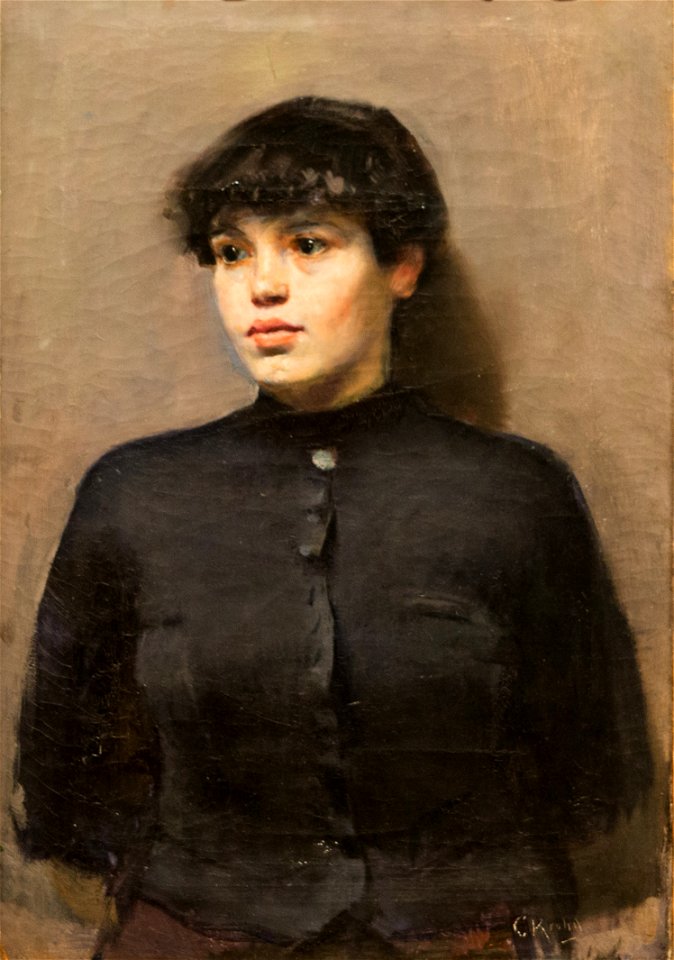 Portrait of Jossa - Jossa - Christian Krohg - IMG 9792- national gallery oslo (cropped)