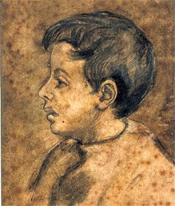 Portrait of a Boy by Theo van Doesburg AB4285